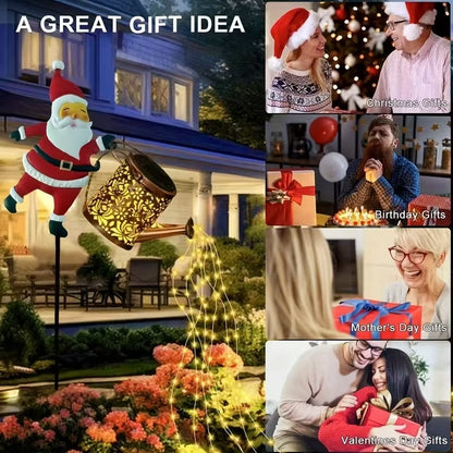 Christmas Solar Kettle Lights Garden Lawn Decorative Lights