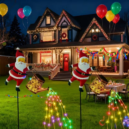 Christmas Solar Kettle Lights Garden Lawn Decorative Lights