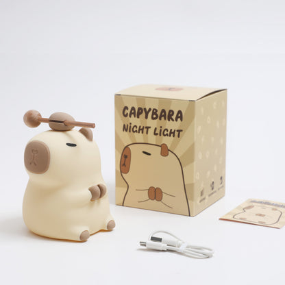 2025 Capybara Squishy Silicone Night Light - Perfect Gift for Kids and Girls