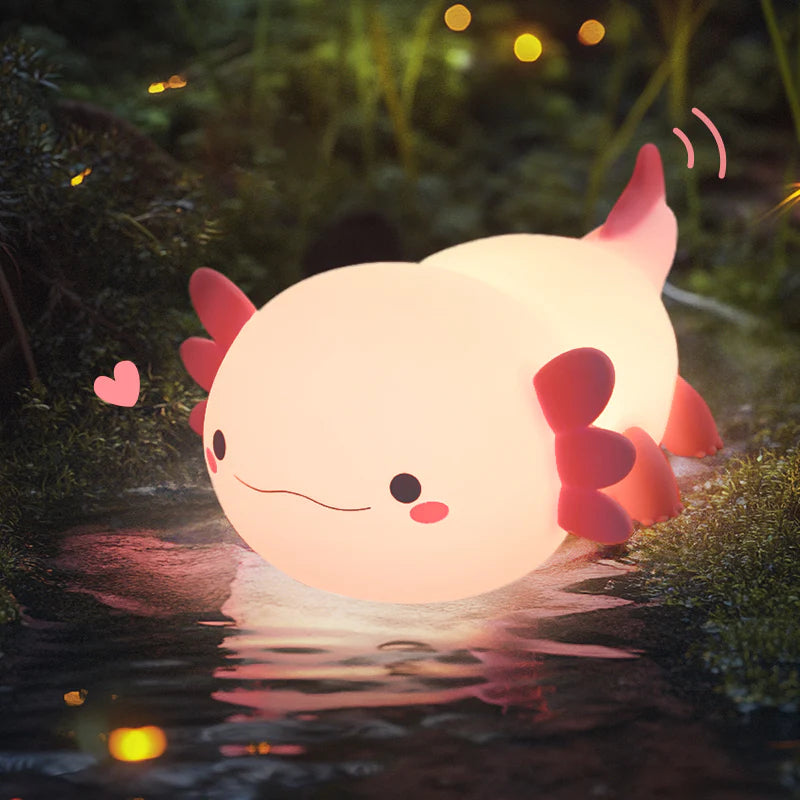 Axolotl Cute Squishy Night Light - Perfect Gift ?