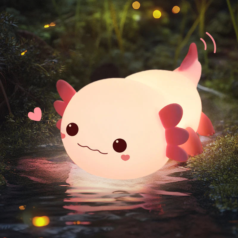 Axolotl Cute Squishy Night Light - Perfect Gift ?