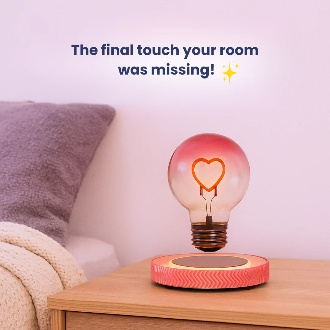 mrpumpkinligh Heart – Levitating Lamp with Heart Glow
