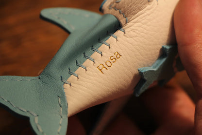 Handmade Leather Shark Coin Purse