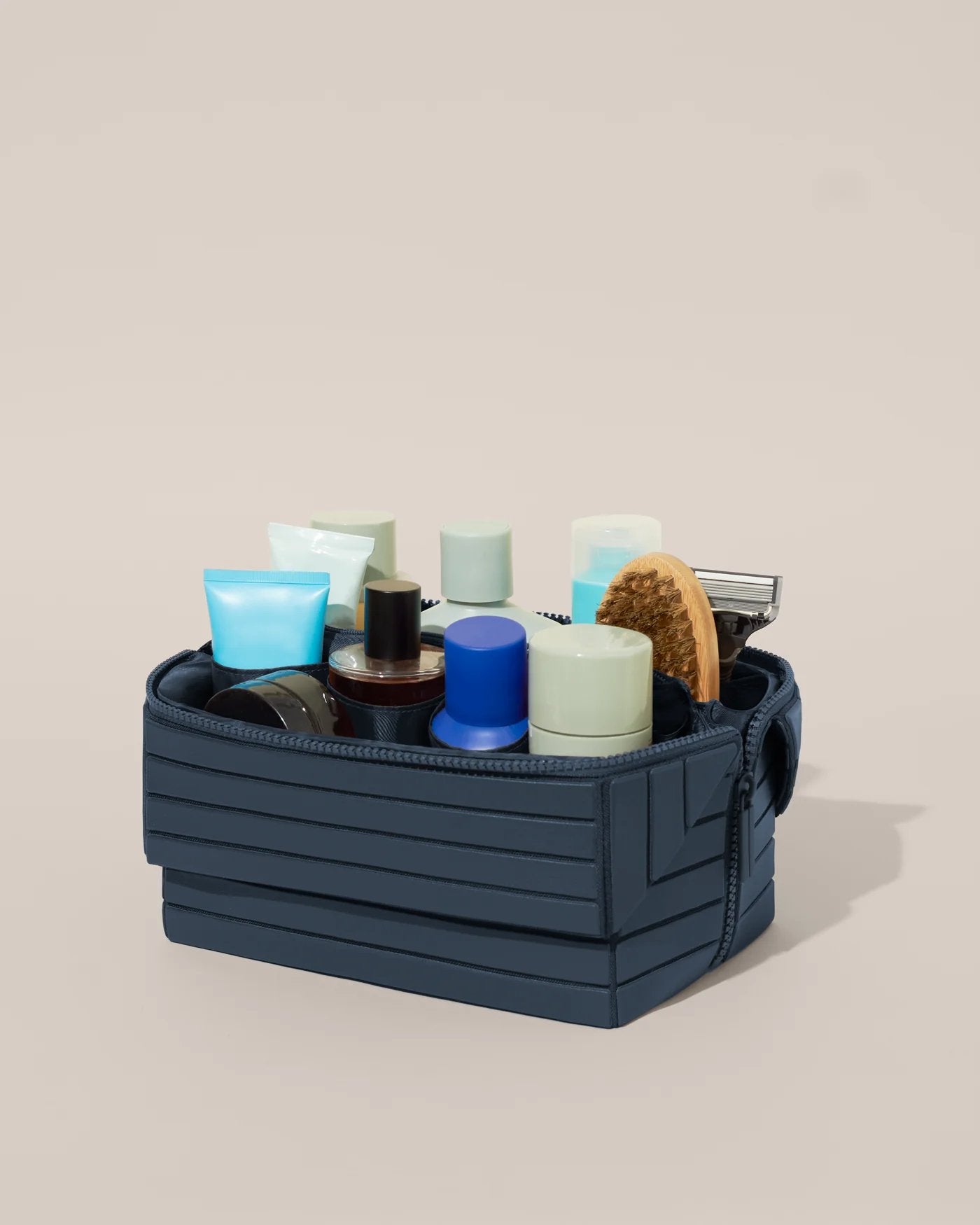 Fold-Down Traveler Makeup Organizer Accessories Bag