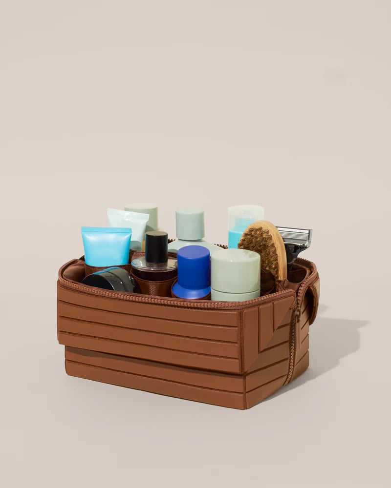 Fold-Down Traveler Makeup Organizer Accessories Bag