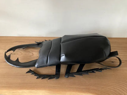 Handmade Stag Beetle Leather Backpack