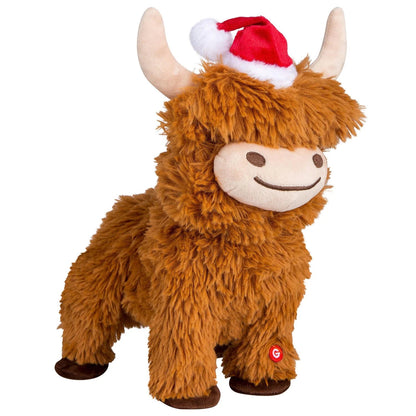 Singing & Dancing Animated Highland Cow
