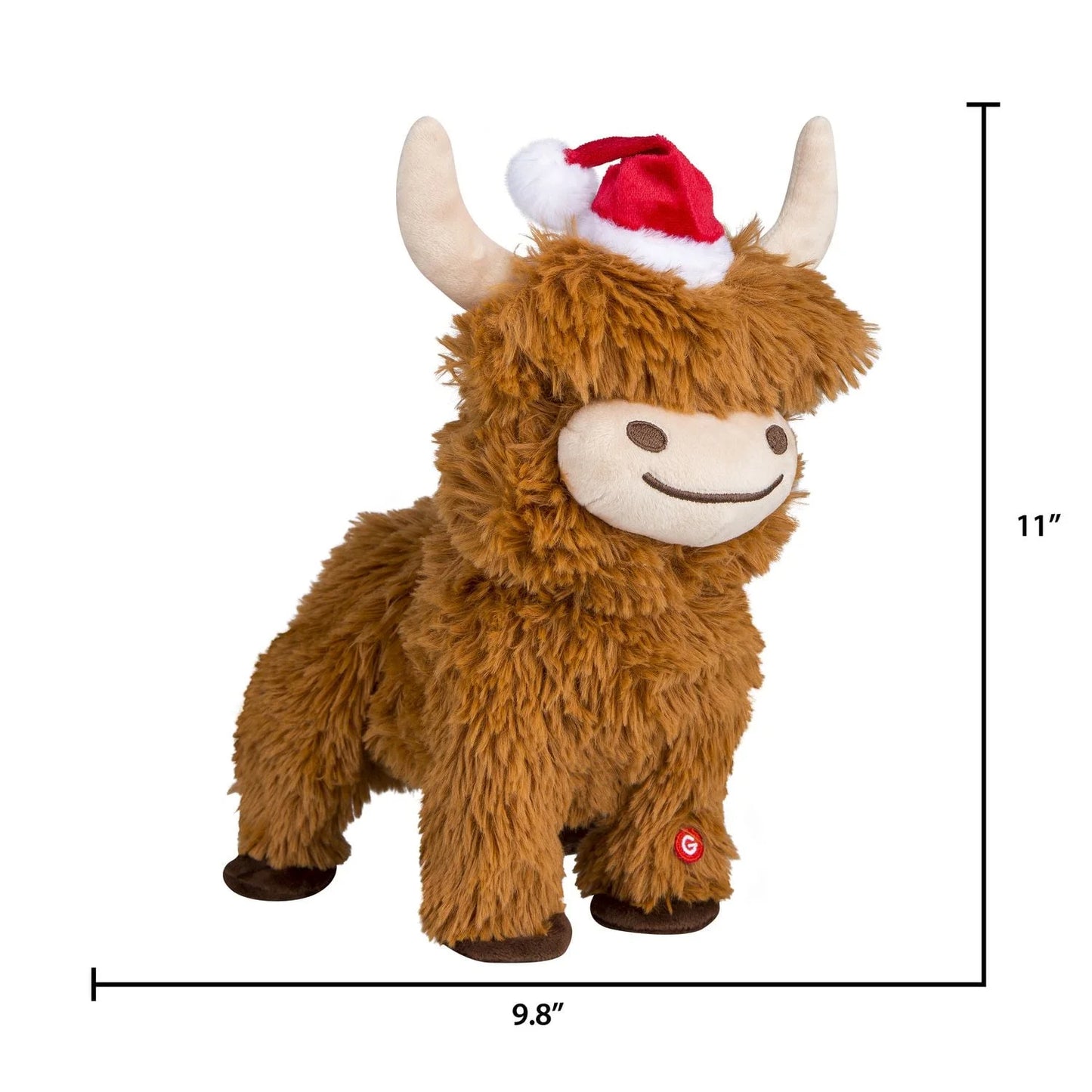 Singing & Dancing Animated Highland Cow