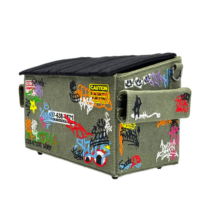 Embroidered Graffiti Dumpster Bag