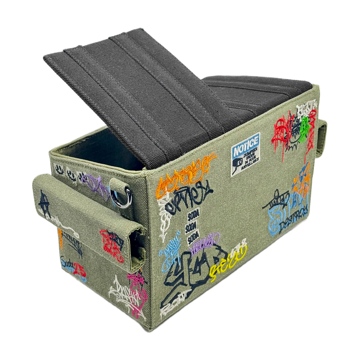Embroidered Graffiti Dumpster Bag