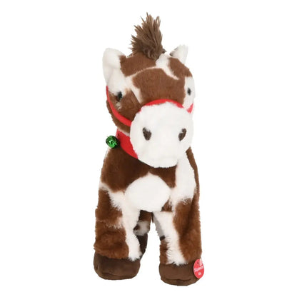 Spotted Electric Plush Horse