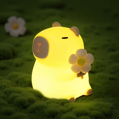 2025 Capybara Squishy Silicone Night Light - Perfect Gift for Kids and Girls
