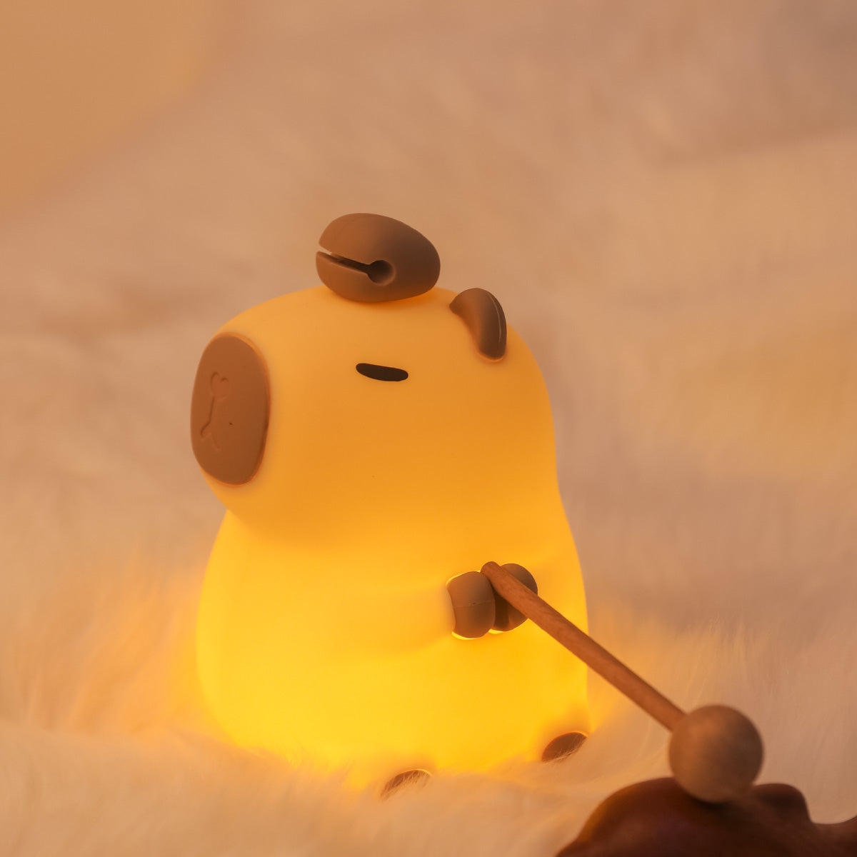 2025 Capybara Squishy Silicone Night Light - Perfect Gift for Kids and Girls