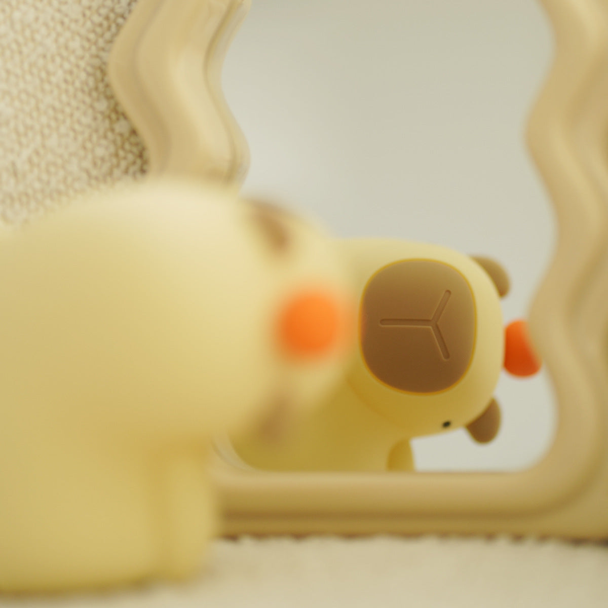 Squishy Silicone Playful Capybara LED Night Light - Perfect Gift for Kids and Girls