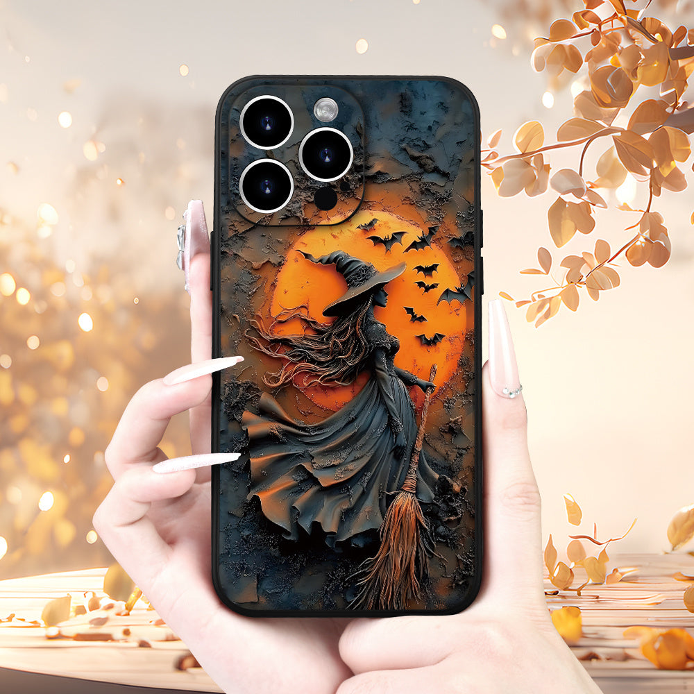Halloween Witch Bat Phone Case