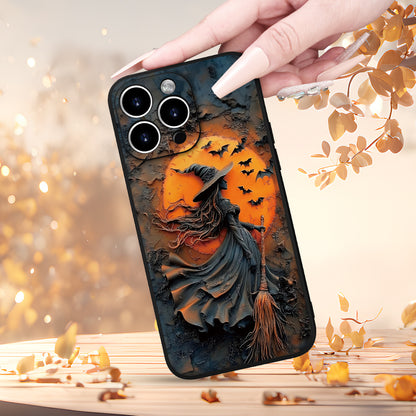 Halloween Witch Bat Phone Case