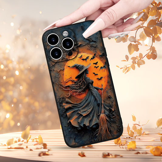 Halloween Witch Bat Phone Case
