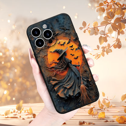 Halloween Witch Bat Phone Case