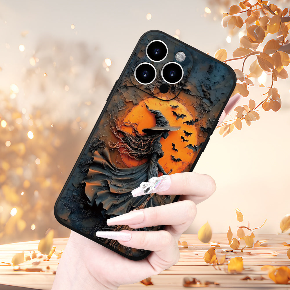 Halloween Witch Bat Phone Case