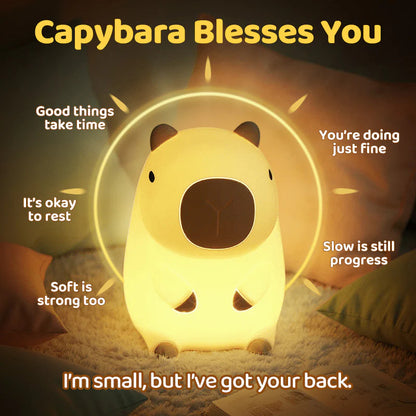 mrpumpkinligh® Capybara Squishy Night Light - Perfect Gift