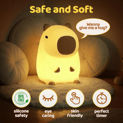 mrpumpkinligh® Capybara Squishy Night Light - Perfect Gift