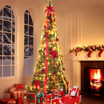 2025 Pop-Up Red Christmas Tree (Free Storage Bag)