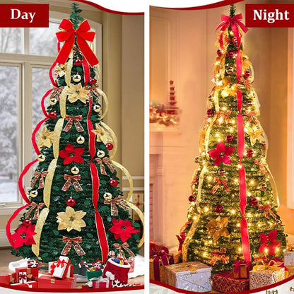 2025 Pop-Up Red Christmas Tree (Free Storage Bag)