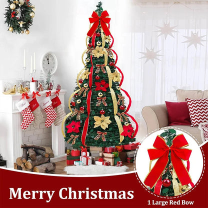 2025 Pop-Up Red Christmas Tree (Free Storage Bag)