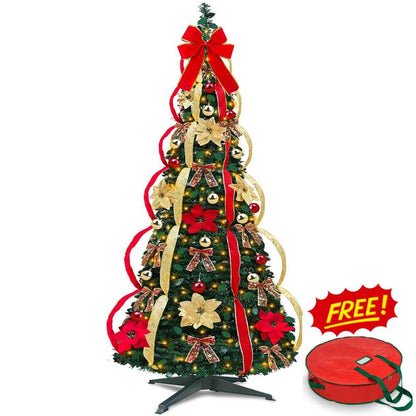 2025 Pop-Up Red Christmas Tree (Free Storage Bag)