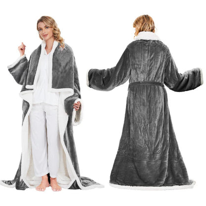 Winter electric heating robe