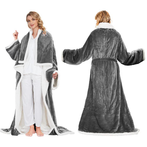 Winter electric heating robe