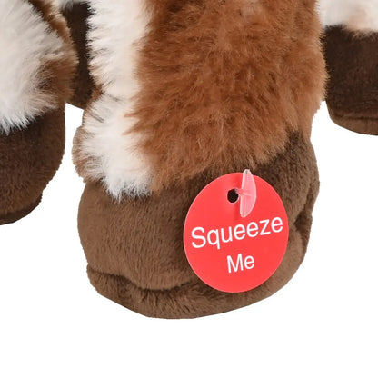 Spotted Electric Plush Horse