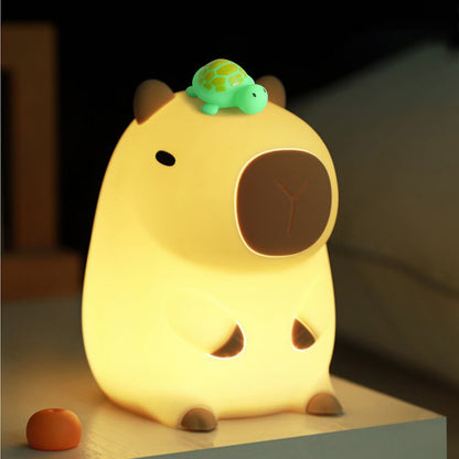 2025 Capybara Squishy Silicone Night Light - Perfect Gift for Kids and Girls