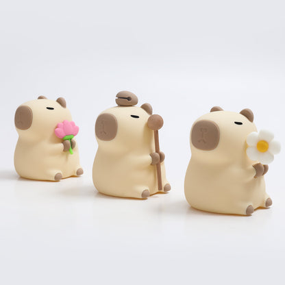 2025 Capybara Squishy Silicone Night Light - Perfect Gift for Kids and Girls