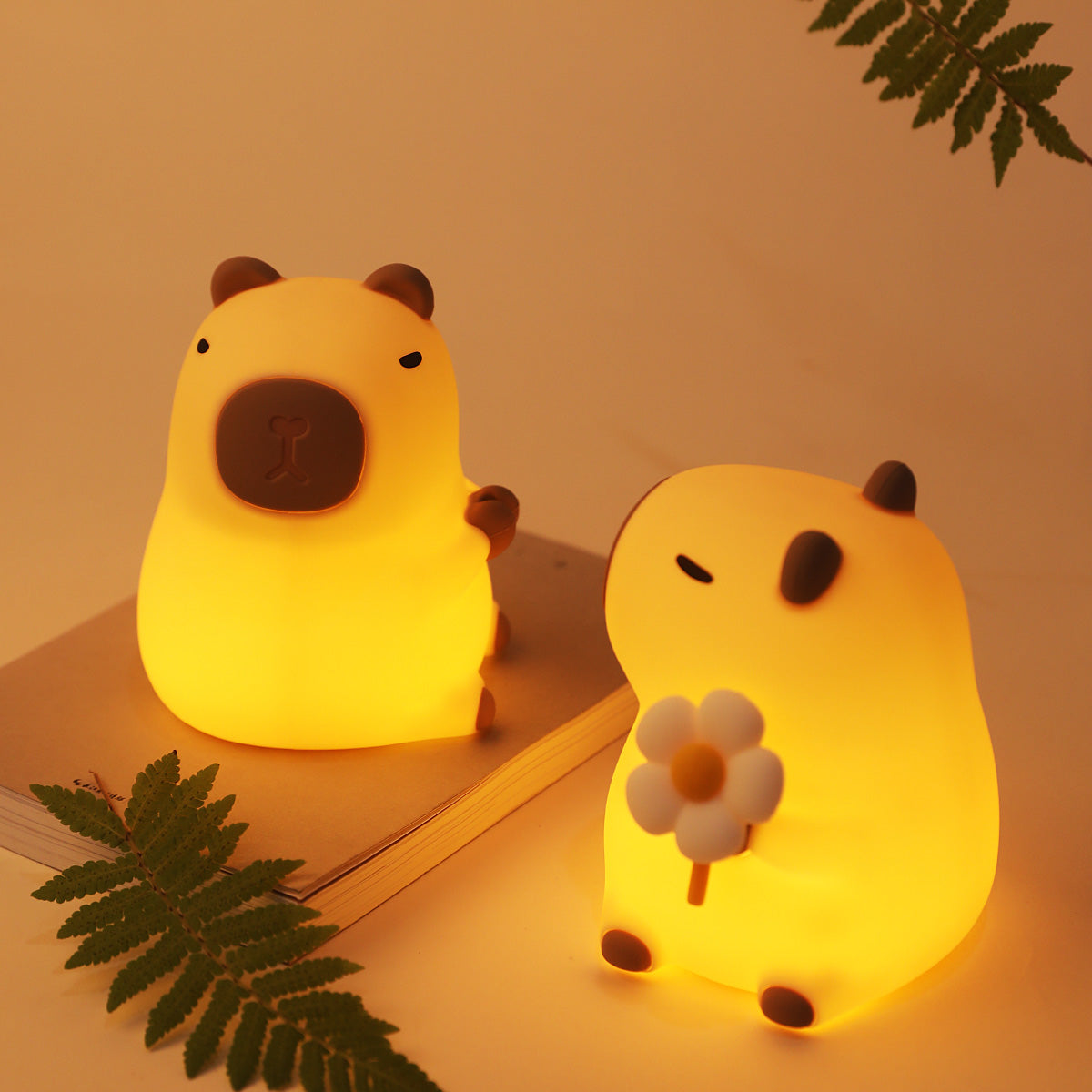 2025 Capybara Squishy Silicone Night Light - Perfect Gift for Kids and Girls