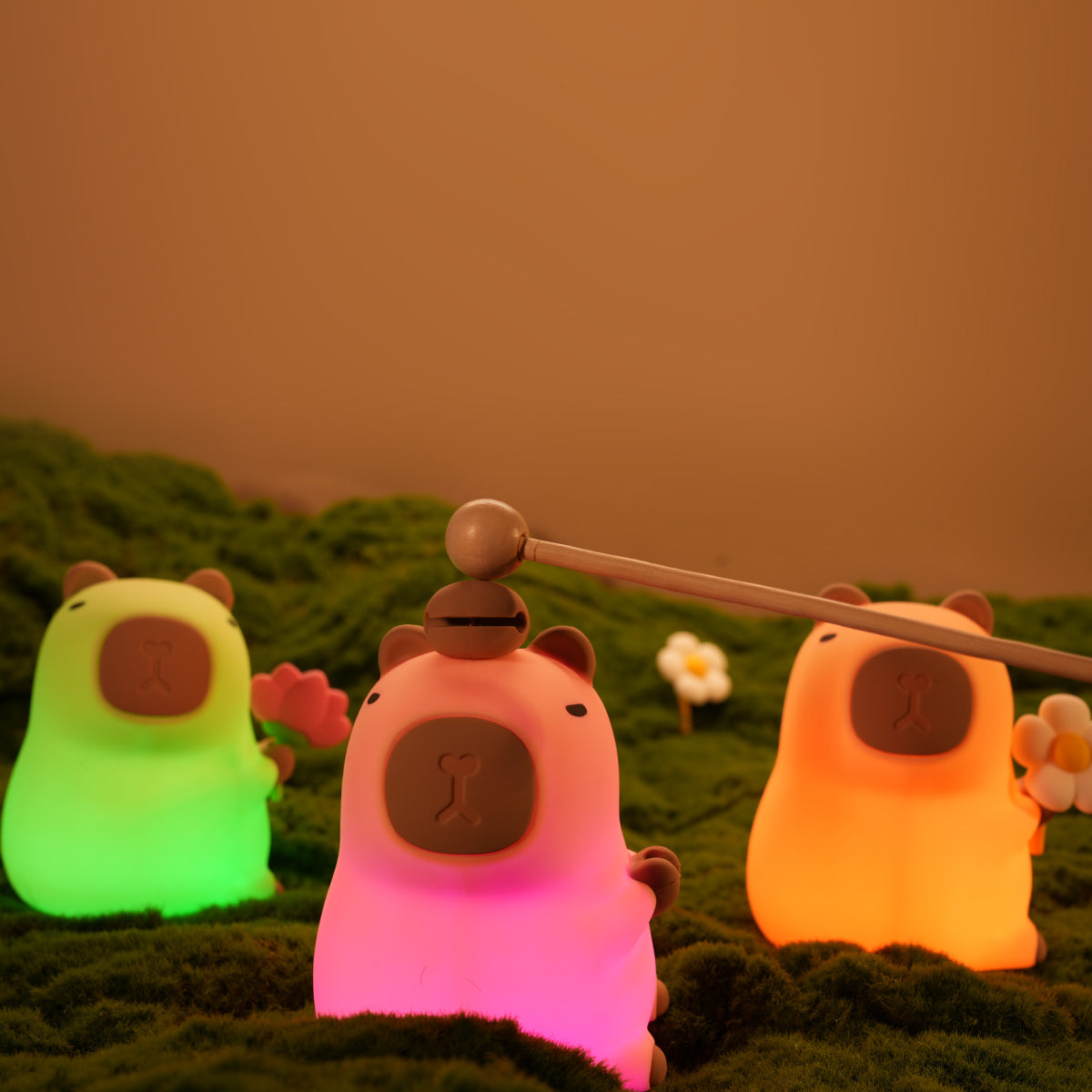 2025 Capybara Squishy Silicone Night Light - Perfect Gift for Kids and Girls
